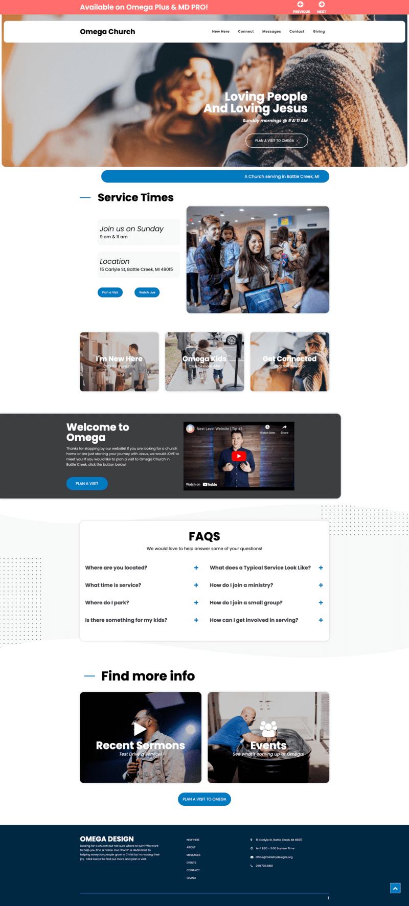 church website template 9